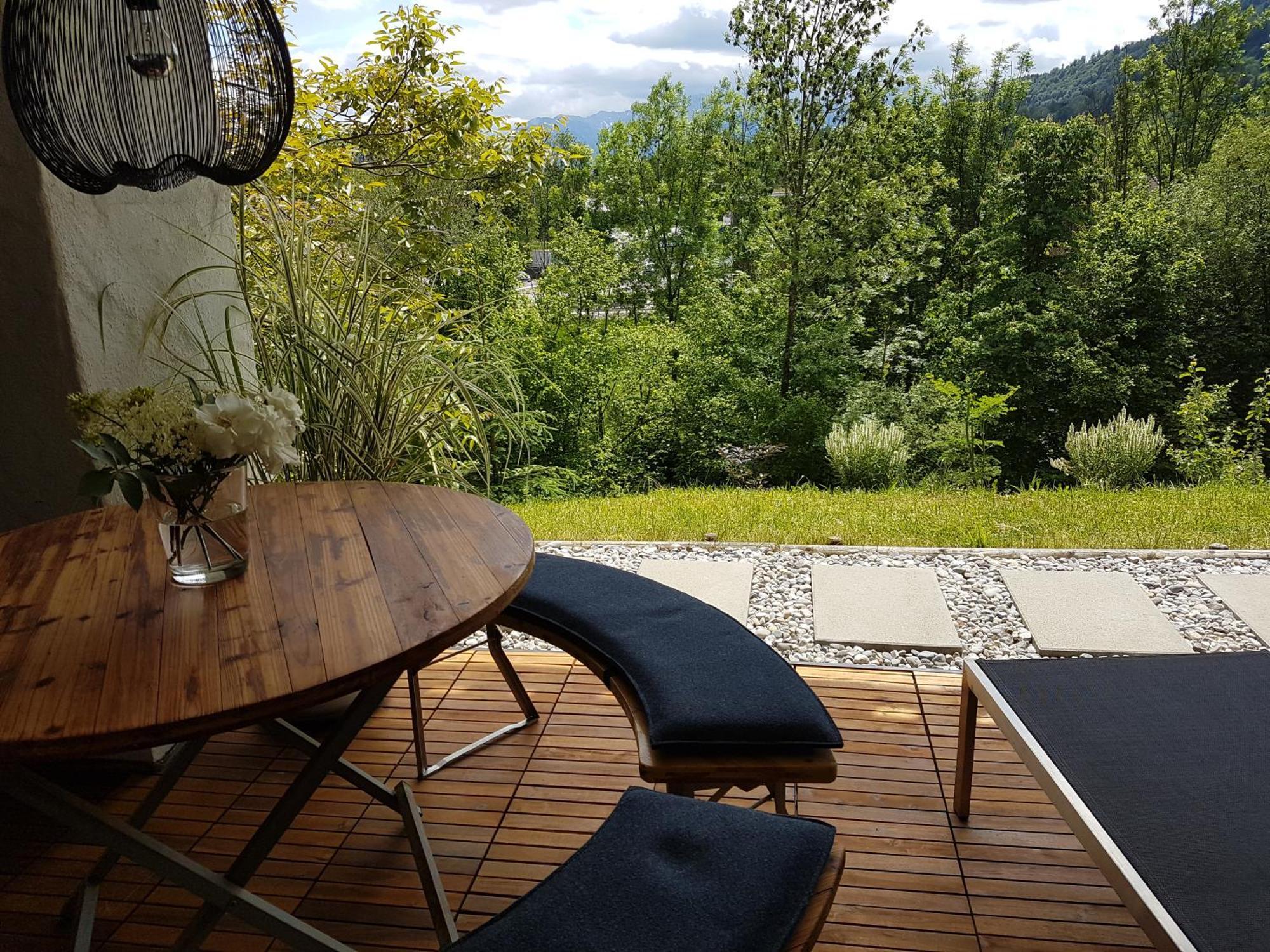 Ferienwohnung Exklusiver Souterrain - Zentral, Ruhig Mit Grosser Terrasse, Sauna Und Bergblick Immenstadt im Allgäu Exterior foto